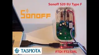 Flashing Sonoff S20 Tasmota Firmware ESP8266
