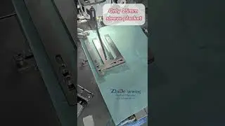 Extremely narrow shirt sleeve placket 15mm!!!  #automation #garmentfactory #automaticsewingmachine