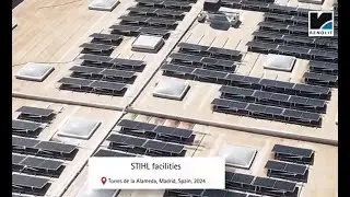 Installation of RENOLIT ALKORPLAN Solar profiles on exisiting RENOLIT ALKORPLAN Bright at STIHL