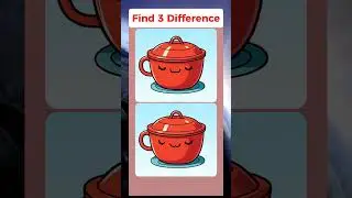 Only the Top 1% Can Find These 3 Hidden Differences!🥸🔥 #findthedifferences #quiz #iqtest