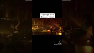 Lady Gaga bad romance live🖤🖤🖤