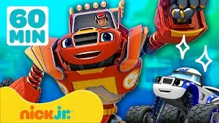 Blaze and the Monster Machines | Aventuras do Monster Machine Rob&ocirc;! | Compila&ccedil;&atilde;o 1 Hora | Nick Jr.