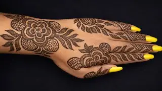 Back hand mehndi design | new stylish mehndi design | mehndi design |mehndi artist #mehndi 