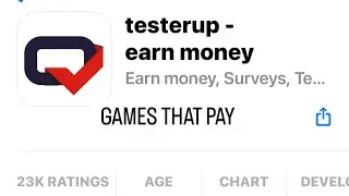TESTER UP , GAMES THAT PAY