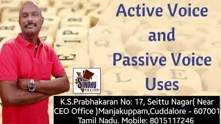 Voices / Active Voice & Passive Voice /English Grammar / TNPSC /TNTET /CTET /STATE BOARD /CBSE