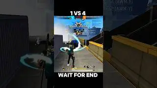 THIS SNIPER CLUTCH BROKE THE INTERNET 😱🔥 | 1v4 Free Fire Shorts