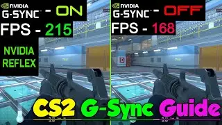 Объяснение основных настроек CS2: G-Sync, V-Sync и NVIDIA Reflex