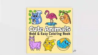 Discover the Magic of 'Cute Animals' Coloring Book! 🎨🐾 | Easy & Fun for All Ages