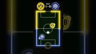 DORTMUND vs INTER #footballmarbles #championsleague #dortmund #inter