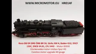 HR014F Roco BR 58  - Motor 85030 - Micromotor.eu