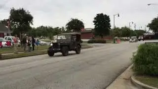 Vintage military vehicle  transcontinental convoy Douglasville Georgia 2015  MVPA