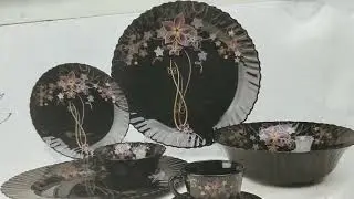 oppal glass  dinner set 32 pic