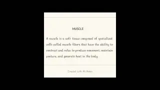 MUSCLE #definition #educational #shorts #muscle