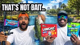 MrBeast Snacks ONLY Fishing Challenge