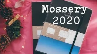 Mossery weekly planner flip through 2020 - vertical and horizontal