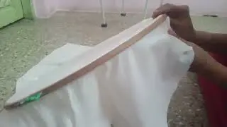 Aari work cloth fixing #howtomakeaariblouse #aariembroidery #art #aariworkusingnormalneedle