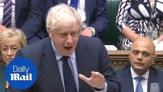 Boris booed by MPs as he insists the UK 'still stands for democracy'