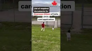 🇨🇦 OCI documents list #canada #oci #lifeincanada #shortsfeed #shorts