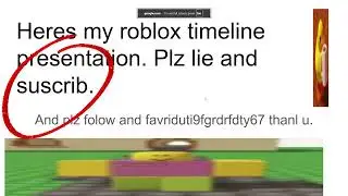 unfinished ROBLOX timeline slideshow