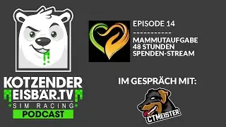 Mammutaufgabe 48 Stunden Spenden-Stream | KBTV Sim Racing Podcast | Episode 14