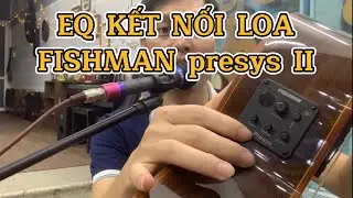 EQ FISHMAN PRESYS II lắp tr&ecirc;n C&Acirc;Y GUITAR CLASSIC