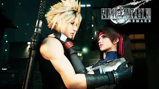 Cloud & Jessie's Romantic Flirting Moments Cutscenes Movie Scenes | FFVII REMAKE