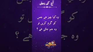 Bhujo to jaanay| Aj ki Paheli | paheliyan| riddles| MindMaze #mushkilpahelian #pahelian #shortsfeed