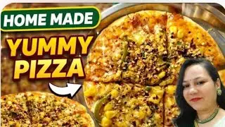 Homemade Tawa Pizza Recipe | Cheesy & Yummy Pizza Without Oven | Street Style Pizza