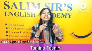 Tanjima Tasnim with her stunning presentation on the topic