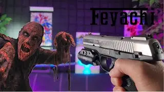 Feyachi HL-20 Handgun Tactical Flashlight | Picatinny & Weaver Mounted