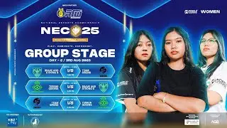 NEC 2025 MLBB W Group Stage Day 2 LIVE 📺‼️