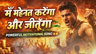 मैं मेहनत करूँगा और जीतूँगा 💪 | Powerful Motivational Song | Success Anthem