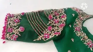 New  wedding blouse #net aari work blouse #joewin boutique #india