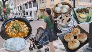槟城新街中餐厅小笼包生煎包牛肉伴面麻婆豆腐饭美食午餐 Penang Food Campbell Street Xiao Long Bao Mapo Tofu Rice Lunch