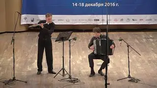 КУСЯКОВ Пять испанских картин для флейты и баяна, Александр Грищенко (баян) и Игорь Бабин (флейта)