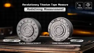 Titanium Tape Measure 👉crafted for creators #tailor #carpenter #everydaycarry #kickstarter