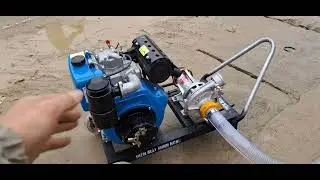 Máy dầu 10hp kết hợp vt2 hút sâu 10m đẩy xa. Gọn nhẹ, có đề cơ, tiết kiệm nhiên liệu lh:0975.992.719