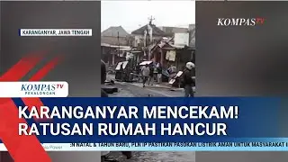 Detik-Detik Dampak Angin Ribut di Karanganyar
