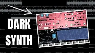 Making a dark synth beat using stock plugins | stock plugins series pt.19