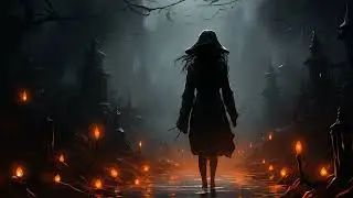 Haunting Dark Fantasy Landscape in 4K | Eerie Night Scene for Atmosphere & Creativity | LoFi Music