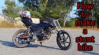 How to Build STUNT BIKE in Hindi | Stunt Bike modification