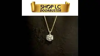 Doorbuster: Strontium Titanate Solitaire Pendant Necklace