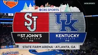 CBB on CBS intro | 22 St. John's vs Kentucky | 12/20/2025