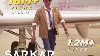 #SarkarTeaser fastest to reach 16M+ views and 1.2M+ likes in 24 Hrs #IthuThaanNammaSarkar #WorldMost