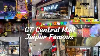 GT Central Mall | GameZone, Food Court and more | Jaipur Famous Mall | Jaipur Vlogs