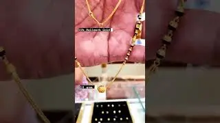22ct gold stylish black beads chain just in 10 grams 😍