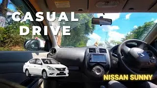 Casual Drive #6 | Golden Hour Drive in My Nissan Sunny 🌇