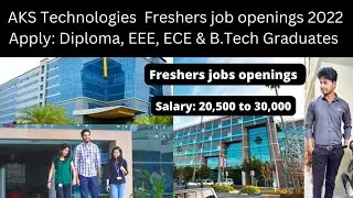 Engineering freshers job vacancy 2022 tamil | Singaravelan S | SV