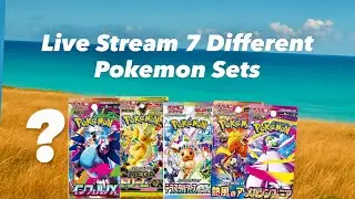 LIVE Pok&eacute;mon Pack Opening 🔥 Opening 7 Different Japanese Pok&eacute;mon Packs! | Rare Pulls & Chase Cards