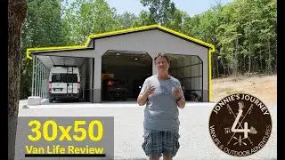 We built a 30x50 metal building for the Van Life?!
